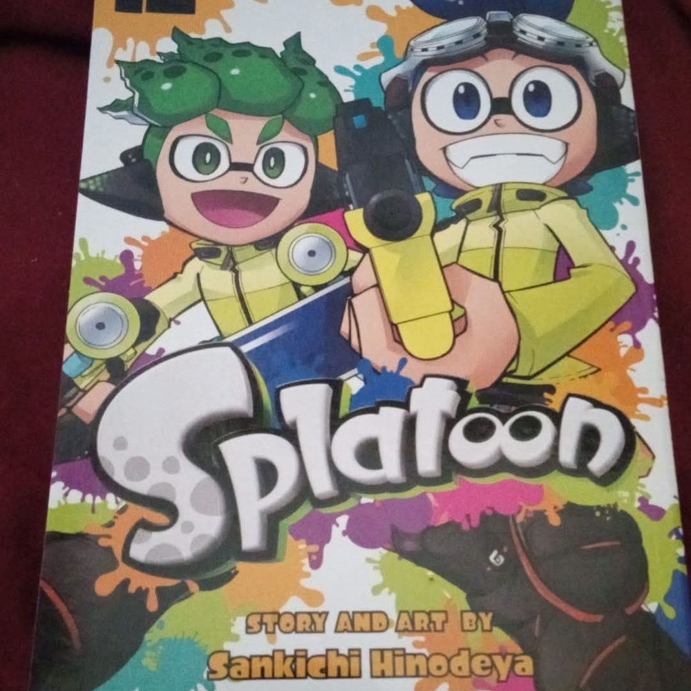 Splatoon Manga with Colorful Cover
